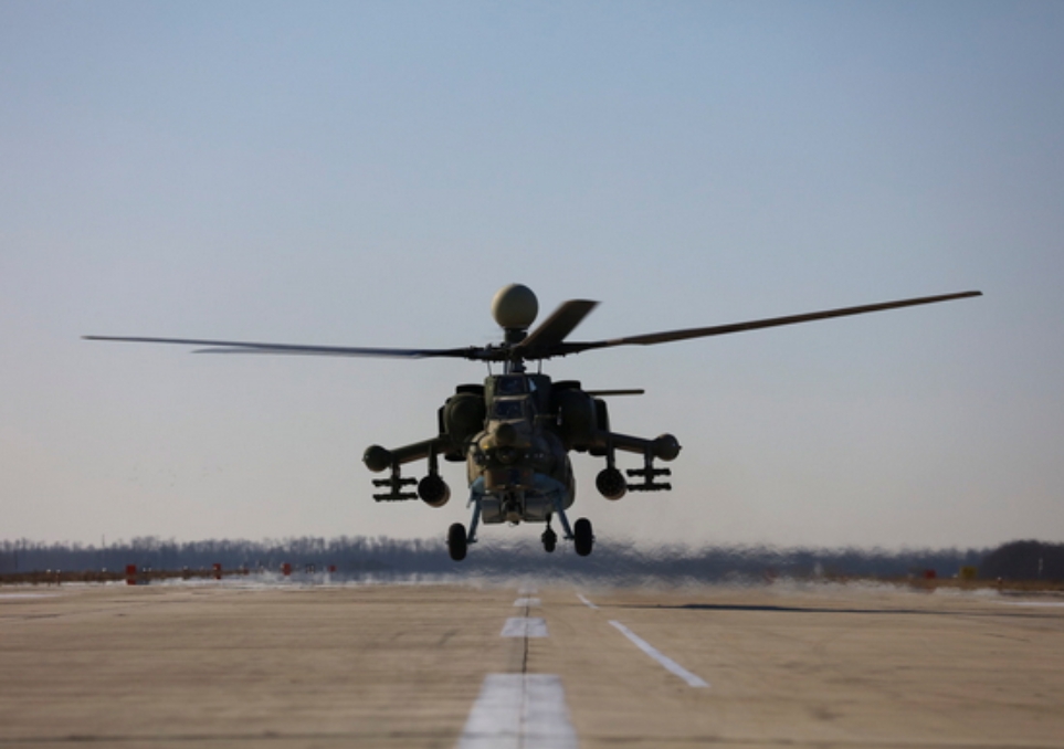 На Кубани завершились учения с применением более 30 боевых вертолетов