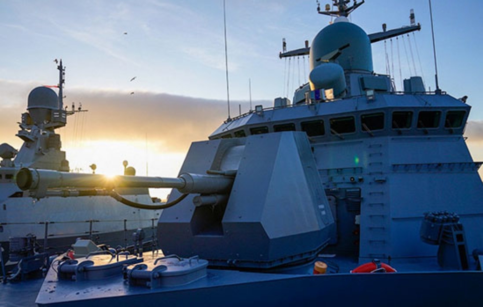 В акватории Черного моря начались испытания новейшего ракетного корабля «Циклон»