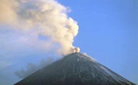 Камчатский вулкан Шивелуч выбросил пепел на 6,5 км