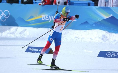 Россияне завоевали олимпийскую бронзу в эстафете по биатлону