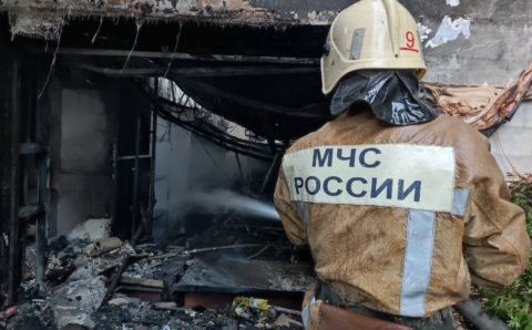Пожар на железнодорожном составе Крымского моста потушен