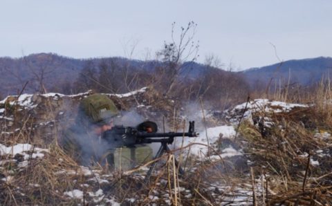 Российские военнослужащие провели стрельбы в горах Южной Осетии