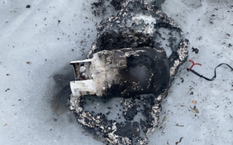 Пожар на льду Красноярского водохранилища унёс жизни двух рыбаков