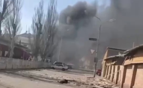 Обломки «Точки-У» рухнули рядом с ж/д вокзалом в Краматорске, где проходит эвакуация