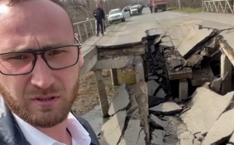 В Приморском крае рухнул мост