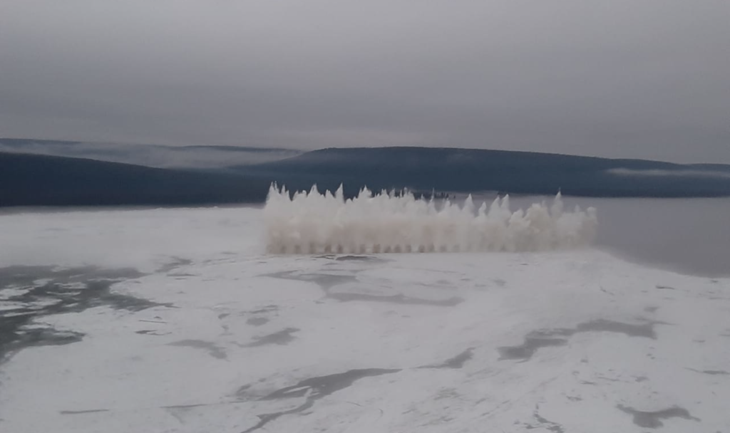 Вода покинула затопленное село Хоринцы в Якутии