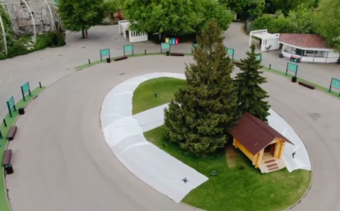 Московский зоопарк показали с высоты птичьего полёта