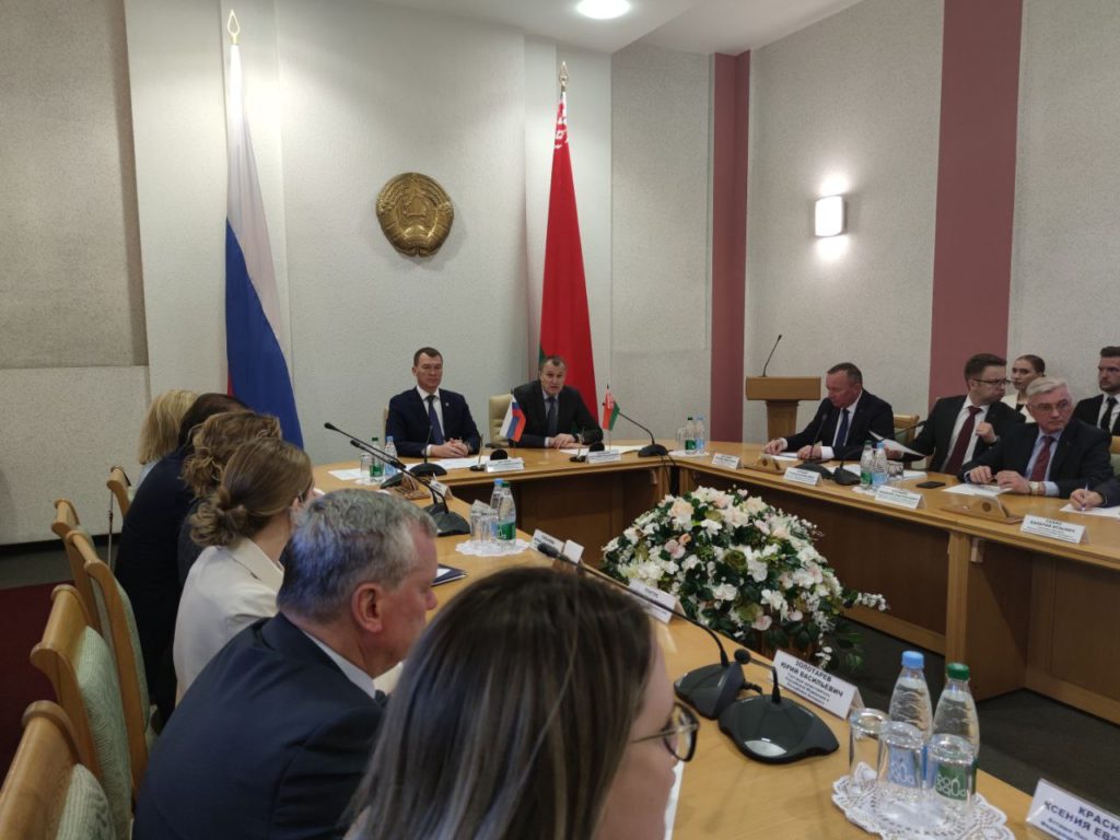 Хабаровский край подписал соглашение о сотрудничестве с Белоруссией