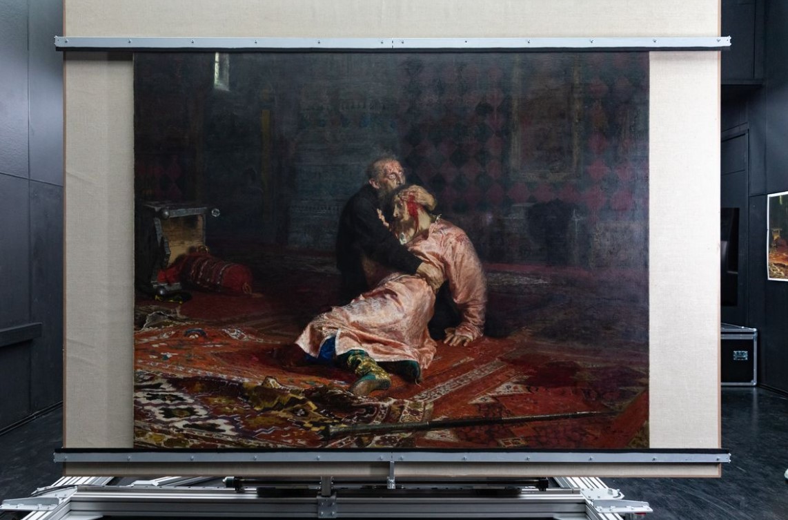Третьяковка показала восстановленную картину «Иван Грозный и сын его Иван»