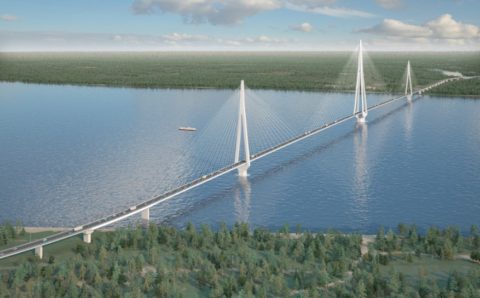 На госэкспертизу подали проект строительства Ленского моста в Якутии