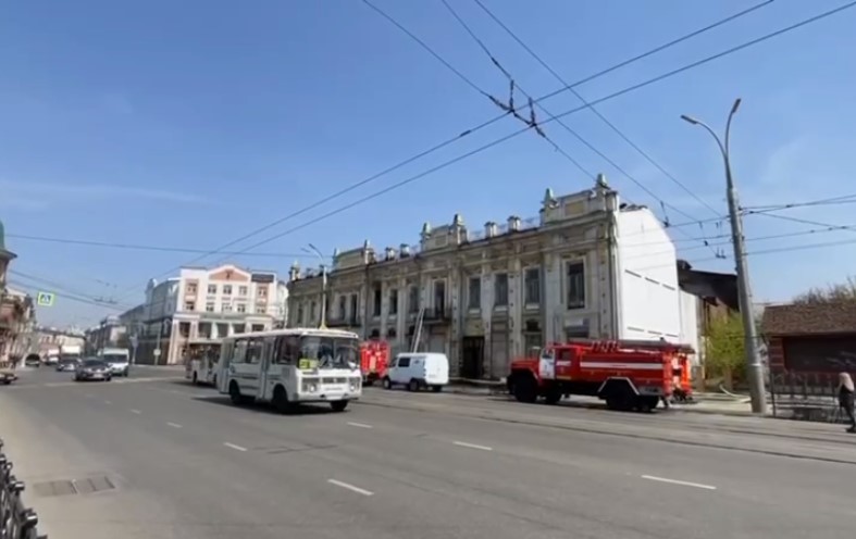 Историческая часть театра юного зрителя в Иркутске не пострадала от пожара