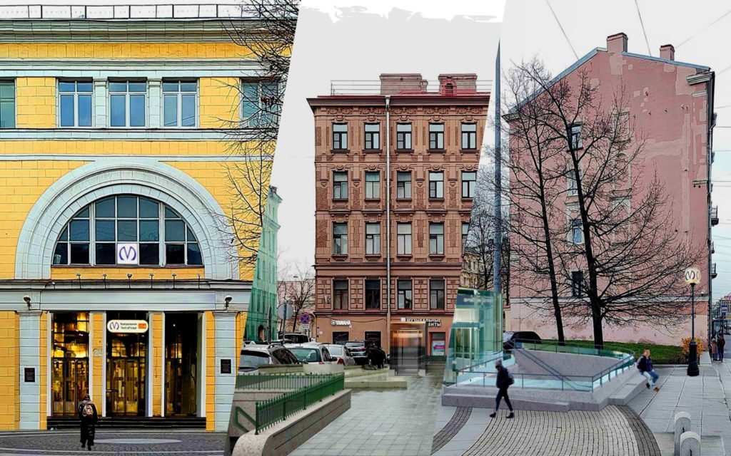 Петербуржцам сильно заранее предложили выбрать  вестибюль «Театральной»