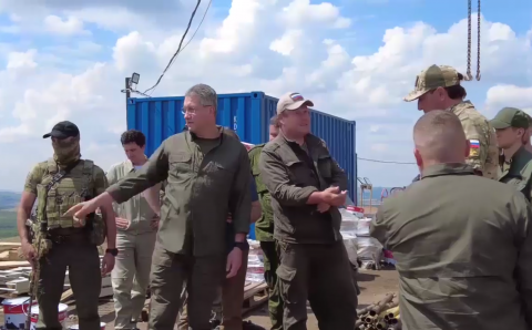 Минобороны РФ проверило строительство магистрального водопровода в ЛНР