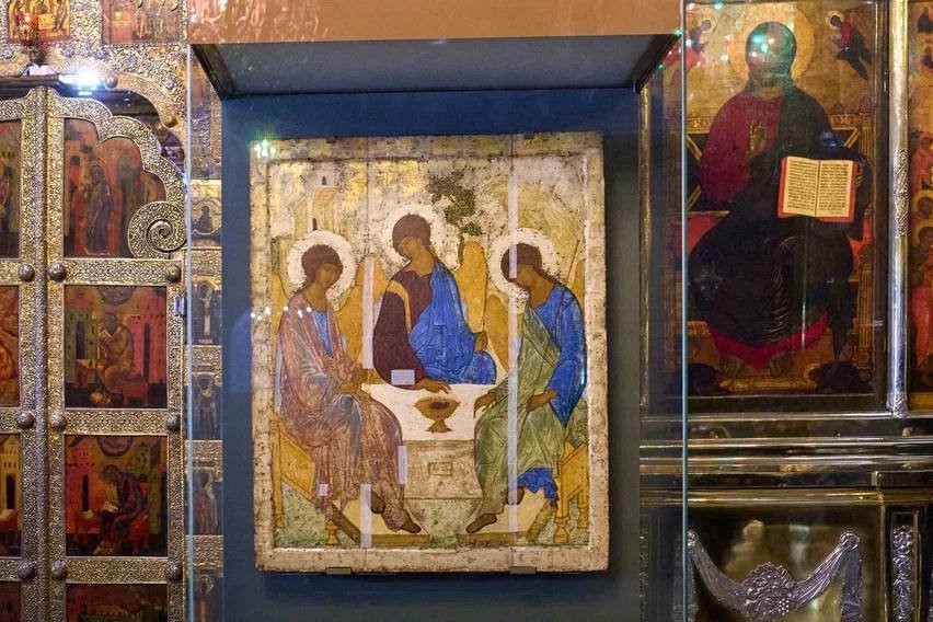 Икону «Троица» впервые после Октябрьской революции привезли в Троице-Сергиеву лавру