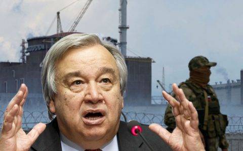 Генсек ООН осудил атаки Запорожской АЭС. СМИ «уточнили» чьи именно были атаки