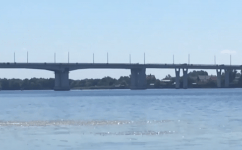 Восстановлена часть разбомбленного ВСУ Антоновского моста в Херсоне
