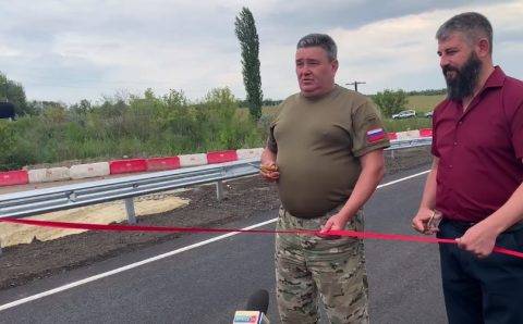 В ЛНР восстановили мост, обеспечивающий выход к границе РФ