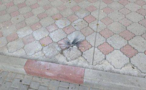 Самодельная взрывчатка сдетонировала у Рижского рынка в Мелитополе