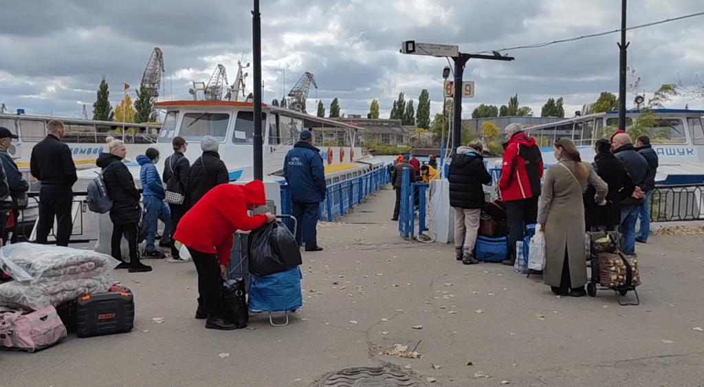 В Херсонской области завершили организованную эвакуацию населения