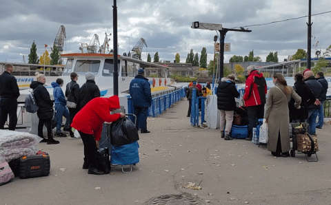 В Херсонской области завершили организованную эвакуацию населения