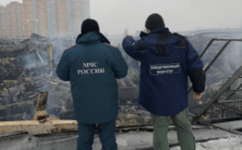 Прораба и сварщика задержали по делу о пожаре в ТЦ «Мега Химки»