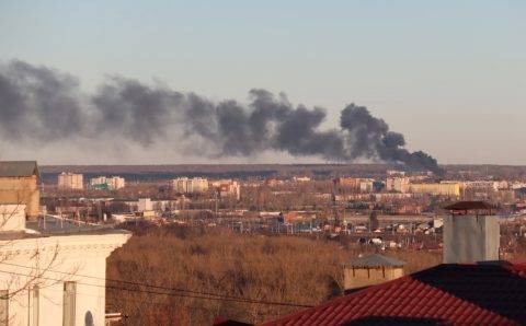 Устранение возгорания на курском аэродроме после атаки ВСУ заняло больше суток