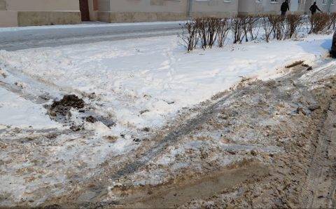 Жители Петербурга критикуют Смольный за отсутствие снегоуборочной техники в заметенном городе