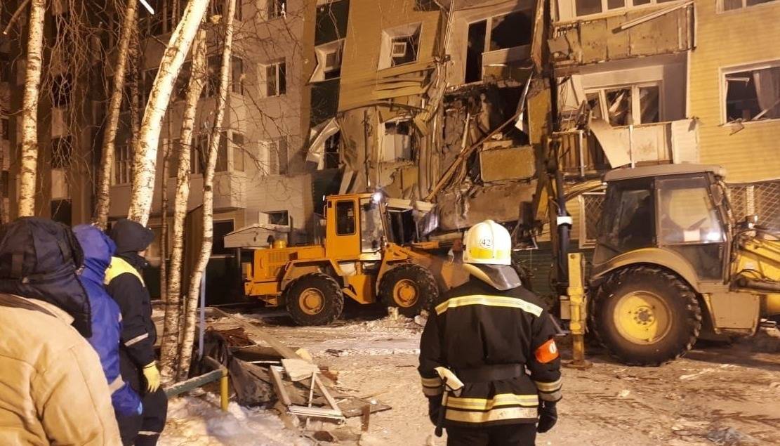 В Нижневартовске разобрали завалы на месте обрушения пятиэтажки