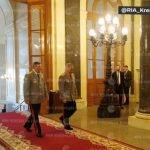 Министр обороны РФ Шойгу и начальник Генштаба Герасимов прибыли в Кремль при параде
