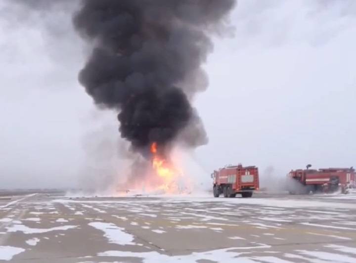 Вертолет спикировал в район аэропорта «Байкал» в Улан-Удэ