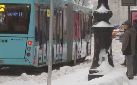 Вокзалы и улицы Петербурга погрузились в «снежный коллапс»