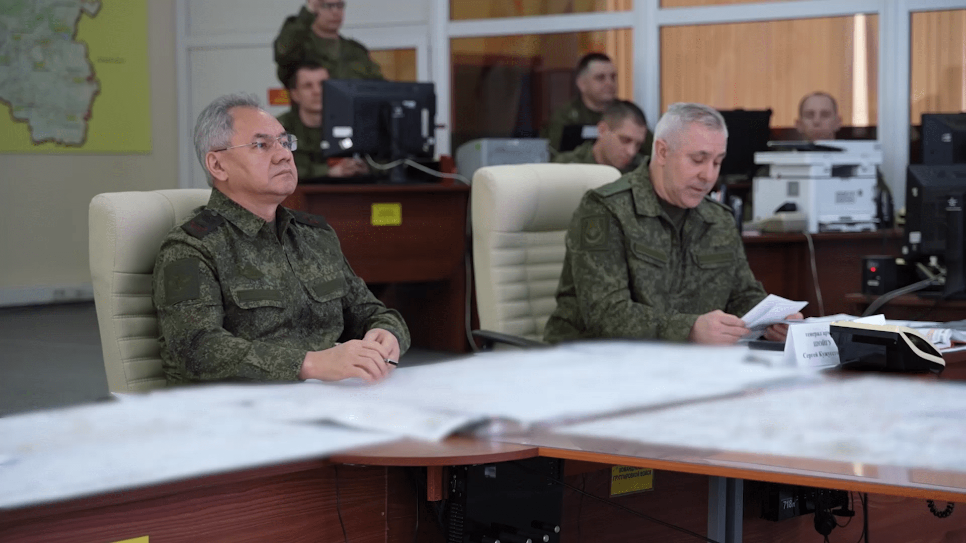 Глава Минобороны РФ Шойгу проинспектировал войска в зоне специальной операции