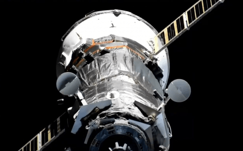 Обломки космического корабля «Прогресс МС-22» упали в Тихом океане