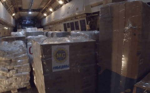 Россия передала более 35 тонн гуманитарной помощи Нагорному Карабаху