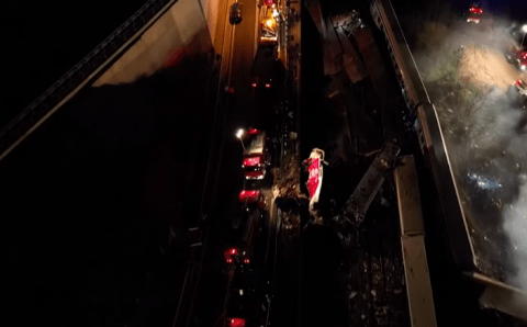 Трёхдневный траур объявлен в Греции после столкновения двух поездов