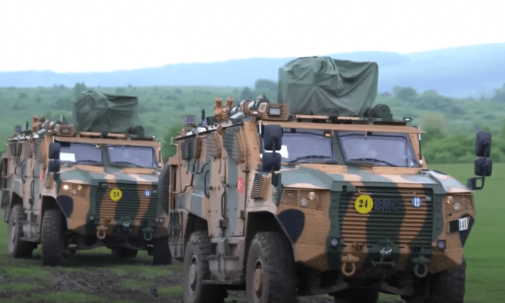 ВС РФ уничтожили три турецких бронетранспортера Kirpi в зоне СВО