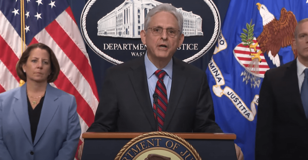 Генпрокурор США заявил о задержании подозреваемого в утечке секретных документов Пентагона