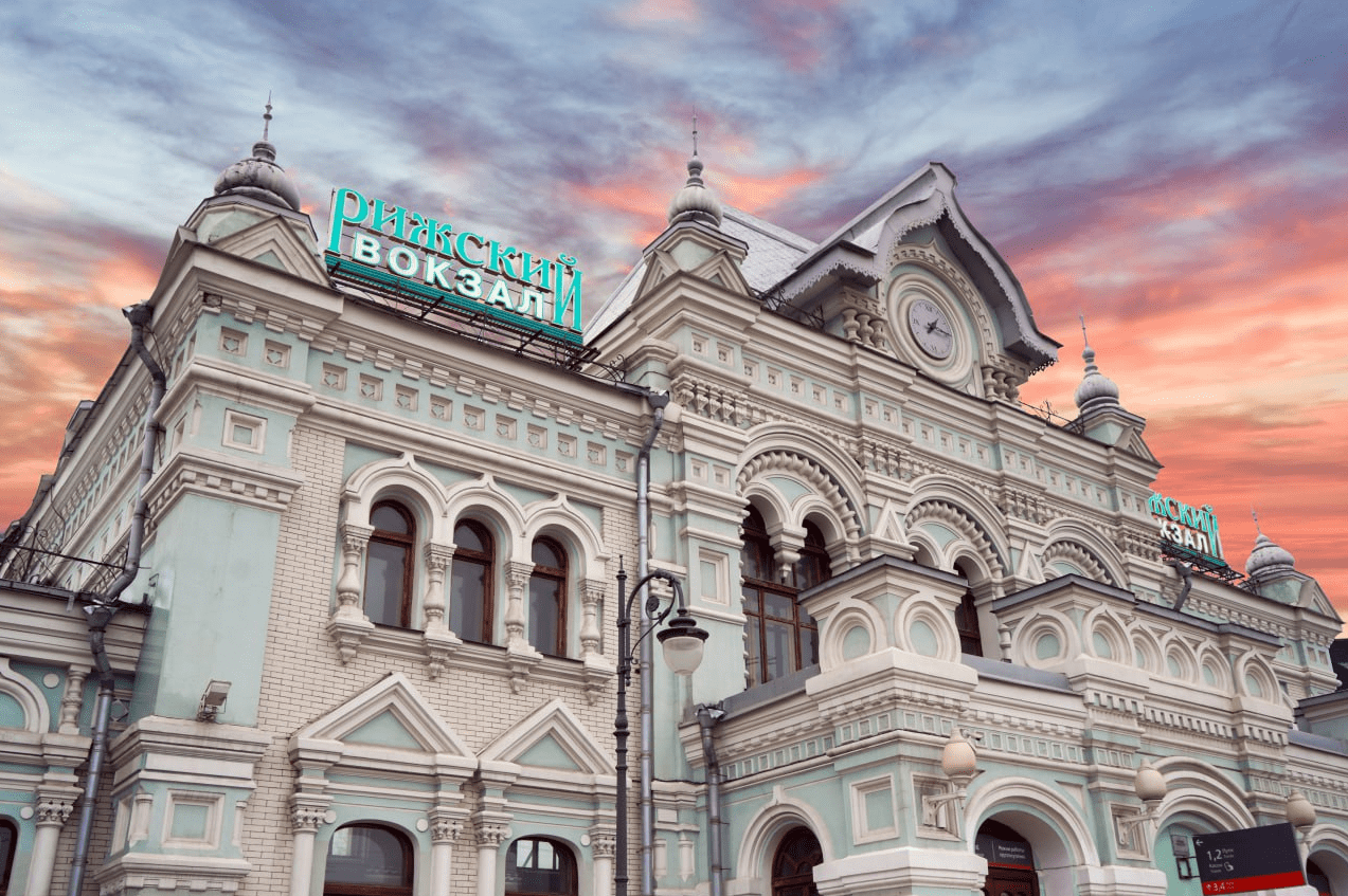 Зал ожидания, кассы и медпункт Рижского вокзала Москвы закроются для пассажиров на четыре месяца