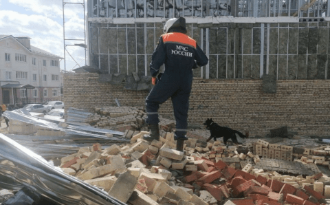 В магазине строительных товаров в Калининграде обрушилась крыша