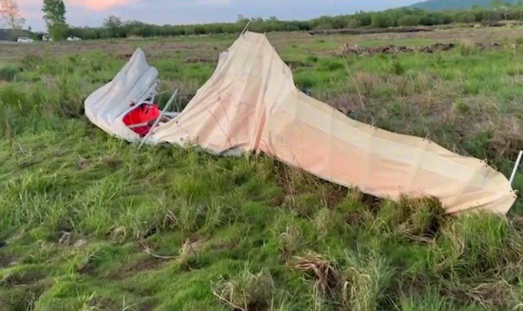 В Комсомольске-на-Амуре разбился пилот самодельного мотопараплана