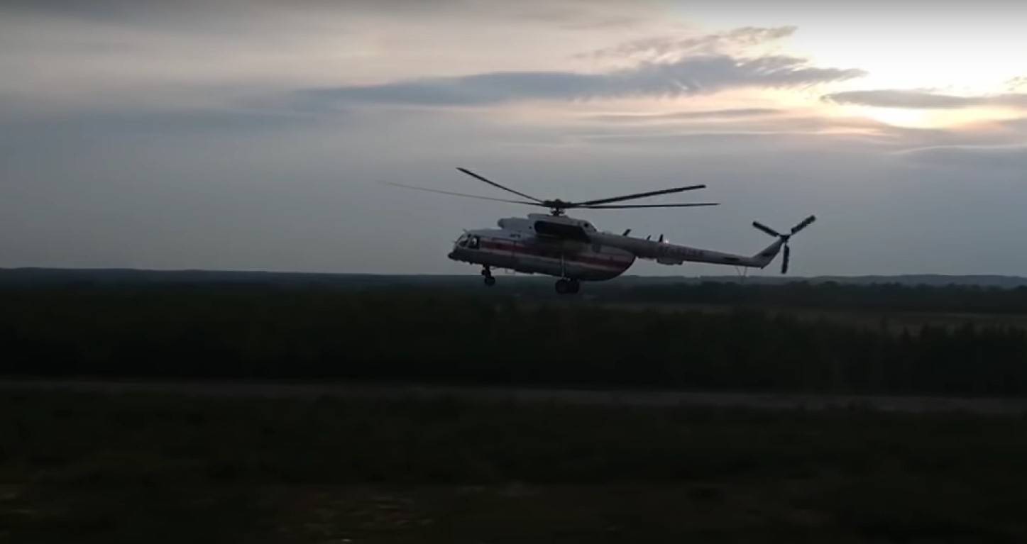 Тренировочный полёт Ми-8 в Кыргызстане завершился крушением