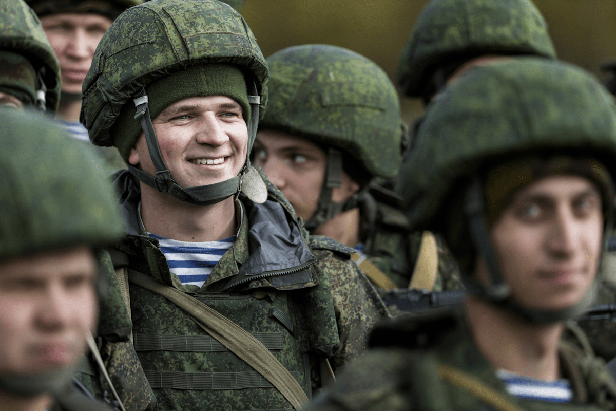 Фотографии российских военных