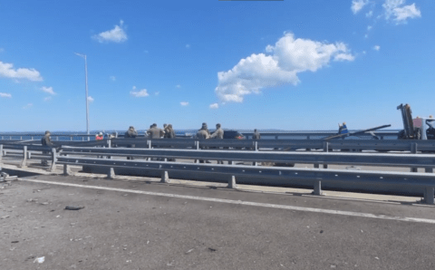 Следственный комитет выложил видео с последствиями теракта на Крымском мосту