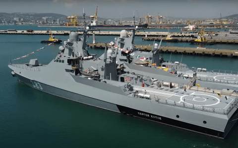 Солдаты ВМФ России отбили атаку ВСУ морскими дронами на патрульный корабль «Сергей Котов»