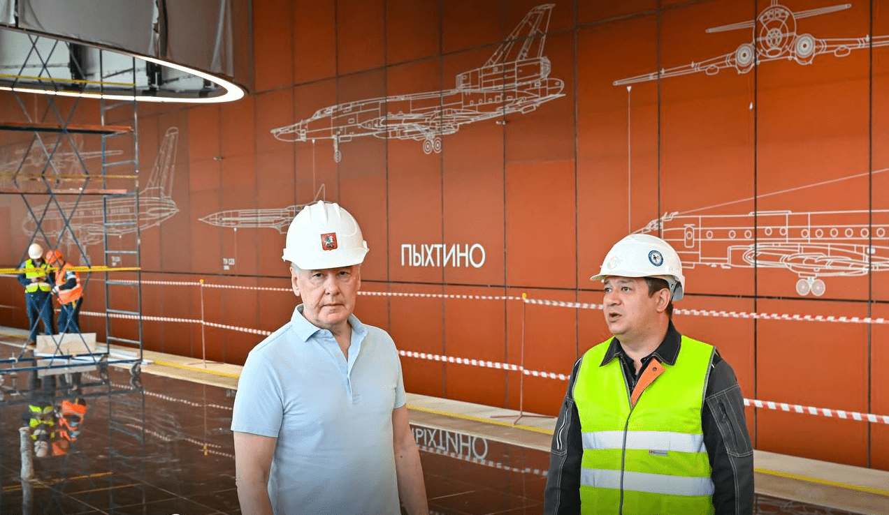 Строительство станций метро «Пыхтино» и «Аэропорт Внуково» в Москве находится на завершающей стадии