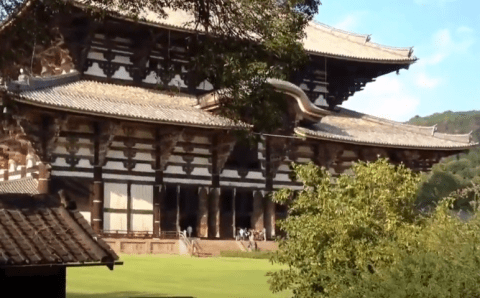 Kyodo: 17-летний канадец нацарапал надпись на колонне древнего японского храма Тосодайдзи