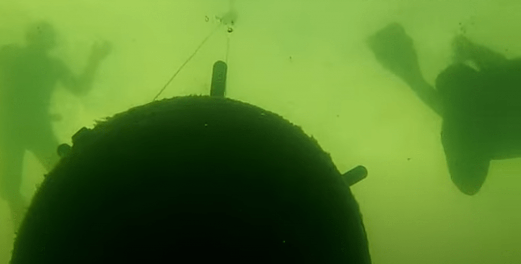 Морская мина выплыла к берегу курортного пляжа в Севастополе