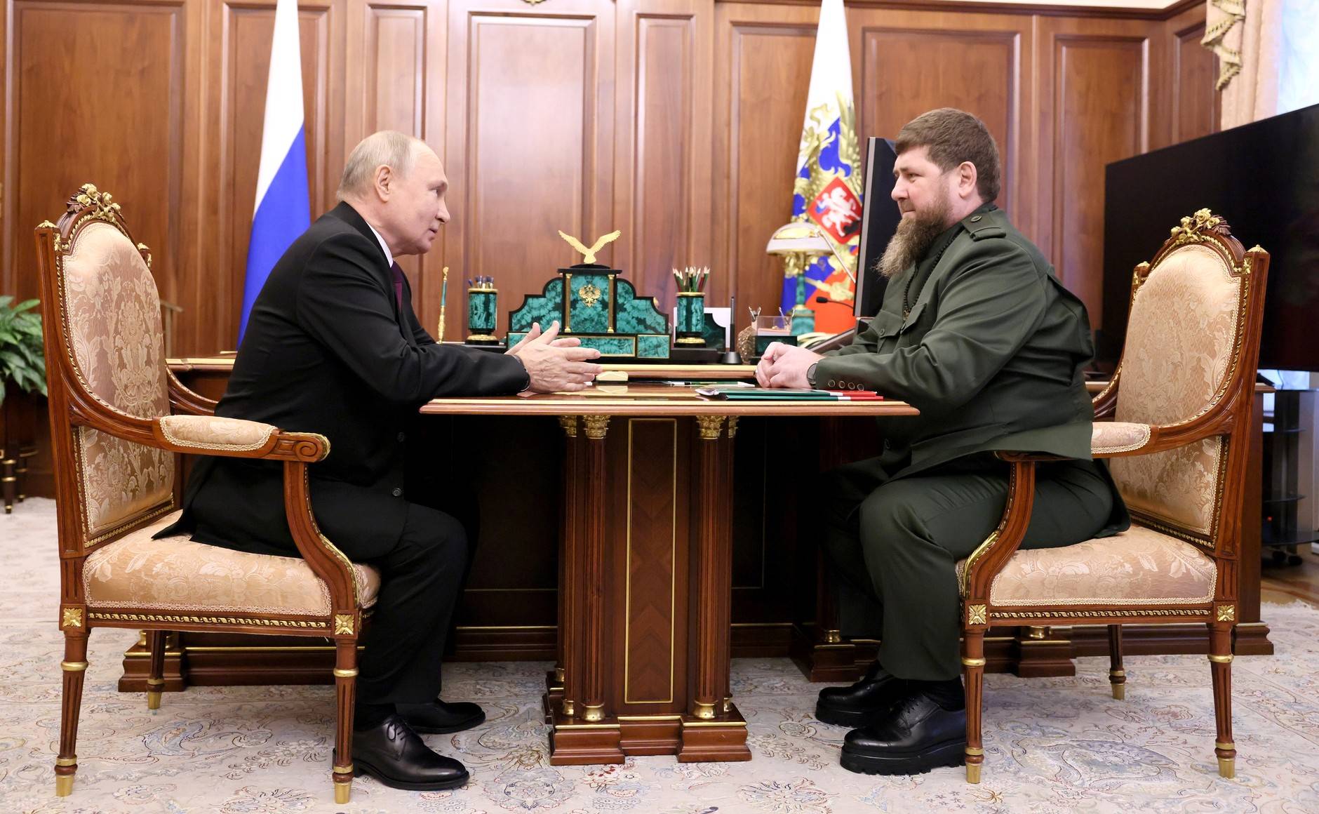 Кадыров заявил Путину, что американские «Абрамсы» не страшны для чеченских бойцов