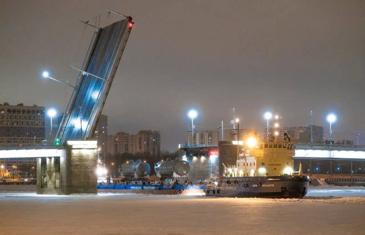 Росатом впервые отправит оборудование для турецкой АЭС по Неве зимой