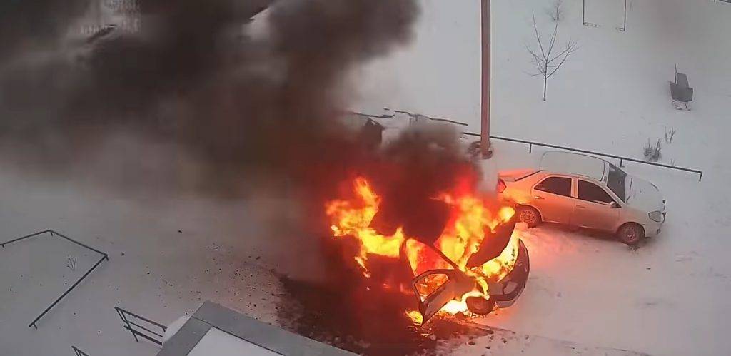 В Бердянске подорвали автомобиль  с сотрудником тюрьмы